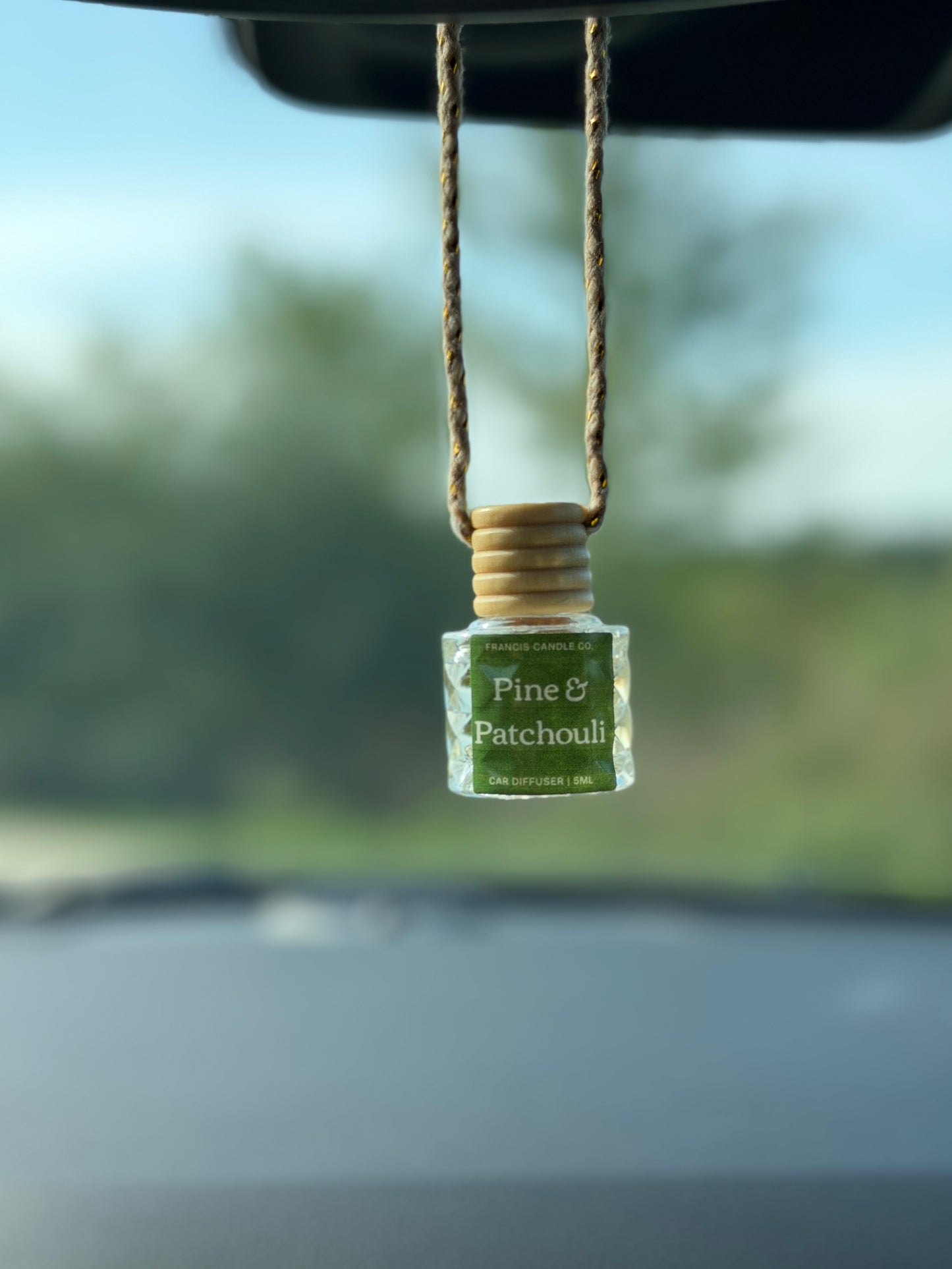 Pine & Patchouli Car Diffuser